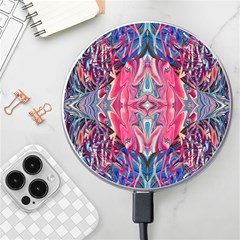 Abstract Arabesque Wireless Fast Charger(white) by kaleidomarblingart