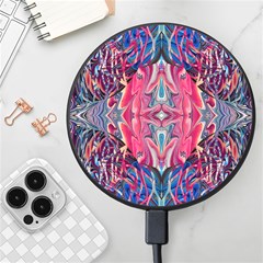 Abstract Arabesque Wireless Fast Charger(black) by kaleidomarblingart