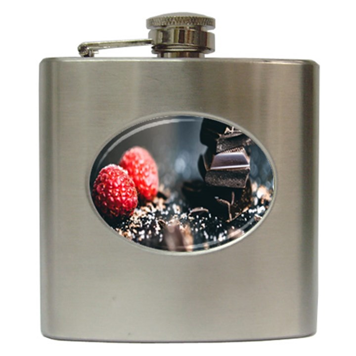 chocolate dark Hip Flask (6 oz)