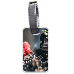 Chocolate Dark Luggage Tag (one Side) by artworkshop