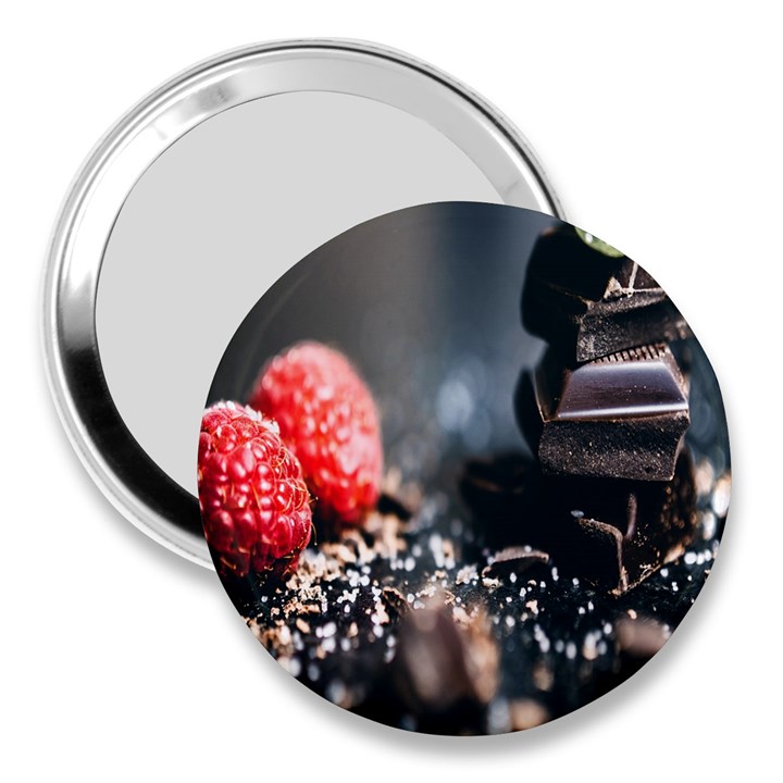 chocolate dark 3  Handbag Mirrors