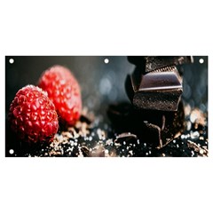 Chocolate Dark Banner And Sign 4  X 2  by artworkshop