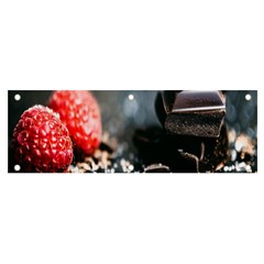 Chocolate Dark Banner And Sign 6  X 2  by artworkshop