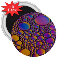 Bubble Color 3  Magnets (10 Pack)  by artworkshop