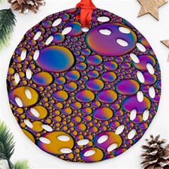 Bubble Color Ornament (round Filigree) by artworkshop