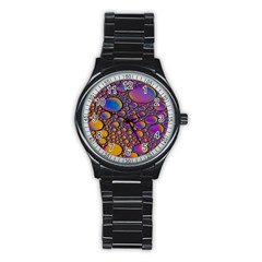 Bubble Color Stainless Steel Round Watch by artworkshop