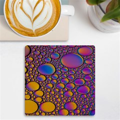 Bubble Color Uv Print Square Tile Coaster  by artworkshop