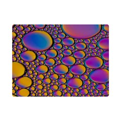 Bubble Color One Side Premium Plush Fleece Blanket (mini) by artworkshop