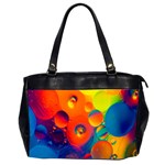 Colorfull pattern Oversize Office Handbag (2 Sides) Front