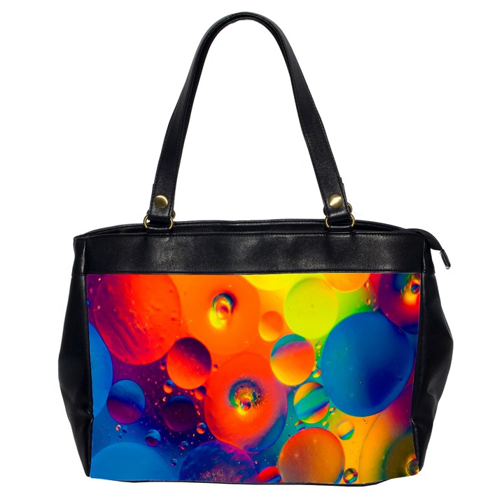 Colorfull pattern Oversize Office Handbag (2 Sides)