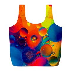 Colorfull Pattern Full Print Recycle Bag (l) by artworkshop