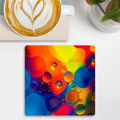 Colorfull Pattern Uv Print Square Tile Coaster  by artworkshop