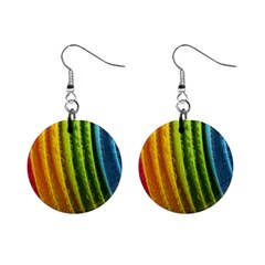  Colorful Illustrations Mini Button Earrings by artworkshop