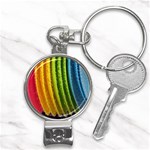  colorful illustrations Nail Clippers Key Chain Front