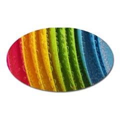  Colorful Illustrations Oval Magnet by artworkshop