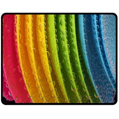  Colorful Illustrations One Side Fleece Blanket (medium) by artworkshop