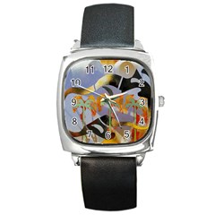 Leroyjacks Square Metal Watch