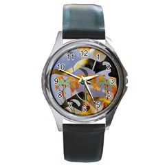 Leroyjacks Round Metal Watch