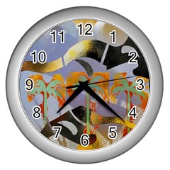 Leroyjacks Wall Clock (silver)