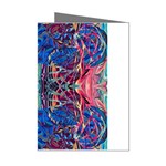 Cobalt arabesque Mini Greeting Cards (Pkg of 8) Left