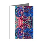 Cobalt arabesque Mini Greeting Cards (Pkg of 8) Right