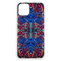 Cobalt Arabesque Iphone 12/12 Pro Tpu Uv Print Case by kaleidomarblingart