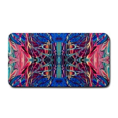 Cobalt Arabesque Medium Bar Mat by kaleidomarblingart