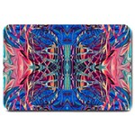 Cobalt arabesque Large Doormat 30 x20  Door Mat