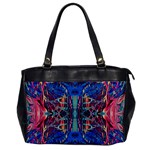 Cobalt arabesque Oversize Office Handbag Front