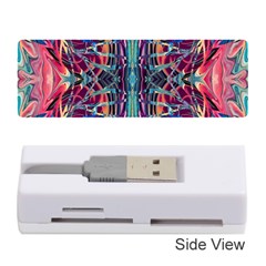 Cobalt Arabesque Memory Card Reader (stick) by kaleidomarblingart