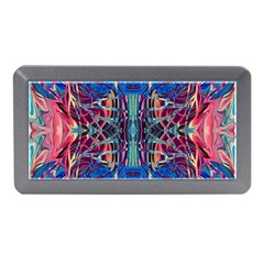 Cobalt Arabesque Memory Card Reader (mini) by kaleidomarblingart