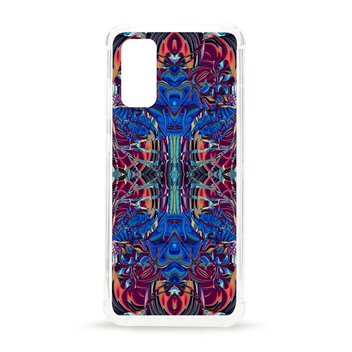 Cobalt arabesque Samsung Galaxy S20 6.2 Inch TPU UV Case