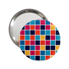 Square Plaid Checkered Pattern 2 25  Handbag Mirrors by Ravend