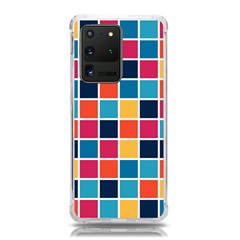 Square Plaid Checkered Pattern Samsung Galaxy S20 Ultra 6 9 Inch Tpu Uv Case by Ravend