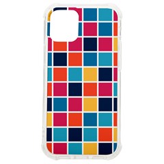 Square Plaid Checkered Pattern Iphone 12 Mini Tpu Uv Print Case	