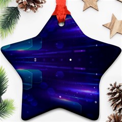 Abstract Colorful Pattern Design Ornament (star) by Ravend