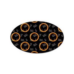 Abstract Pattern Background Sticker Oval (10 Pack) by Ravend