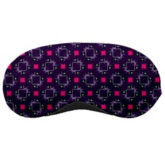 Geometric Pattern Retro Style Sleeping Mask