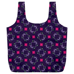 Geometric Pattern Retro Style Full Print Recycle Bag (xl) by Ravend