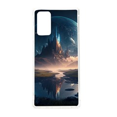 Space Planet Universe Galaxy Moon Samsung Galaxy Note 20 Tpu Uv Case by Ravend