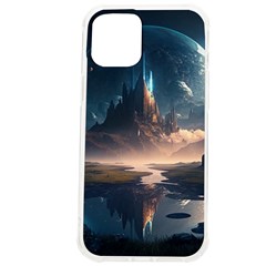 Space Planet Universe Galaxy Moon Iphone 12 Pro Max Tpu Uv Print Case