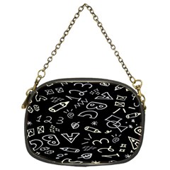 Background Graphic Abstract Pattern Chain Purse (one Side) by Ravend