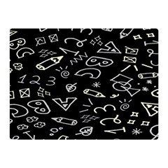 Background Graphic Abstract Pattern Premium Plush Fleece Blanket (mini) by Ravend