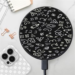 Background Graphic Abstract Pattern Wireless Fast Charger(black) by Ravend