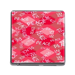 Background Peace Doodles Graphic Memory Card Reader (square 5 Slot) by Ravend