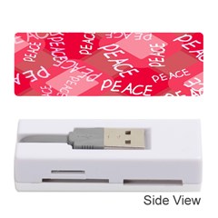 Background Peace Doodles Graphic Memory Card Reader (stick) by Ravend