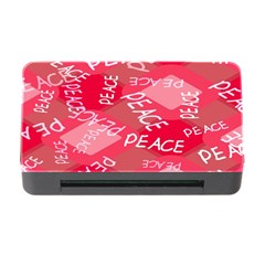 Background Peace Doodles Graphic Memory Card Reader With Cf by Ravend