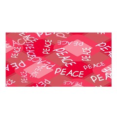 Background Peace Doodles Graphic Satin Shawl 45  X 80  by Ravend