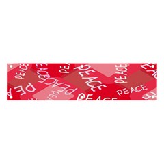 Background Peace Doodles Graphic Banner And Sign 4  X 1  by Ravend