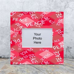 Background Peace Doodles Graphic White Box Photo Frame 4  X 6  by Ravend